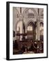 The Interior of Oude Kerk, Amsterdam, c.1660-Emanuel de Witte-Framed Giclee Print