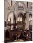 The Interior of Oude Kerk, Amsterdam, c.1660-Emanuel de Witte-Mounted Giclee Print