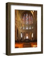 The Interior of Saint Pierre Church in Chartres, Eure-Et-Loir, Centre, France, Europe-Julian Elliott-Framed Photographic Print