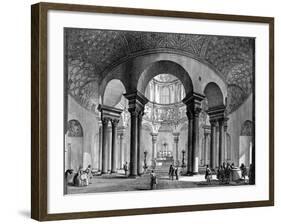 The Interior of Santa Costanza, from the 'Views of Rome' Series, 1758-Giovanni Battista Piranesi-Framed Giclee Print