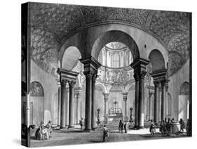 The Interior of Santa Costanza, from the 'Views of Rome' Series, 1758-Giovanni Battista Piranesi-Stretched Canvas