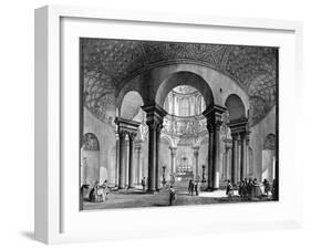 The Interior of Santa Costanza, from the 'Views of Rome' Series, 1758-Giovanni Battista Piranesi-Framed Giclee Print