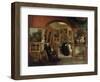 The Interior of the British Institution Gallery, 1829-John Scarlett Davis-Framed Premium Giclee Print