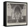 The Interior of the Chapel at Weybridge, Where the Funeral of the Comte De Paris Took Place-null-Framed Stretched Canvas