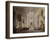 The Interior of the Church of St. Sulpice, Paris-John Scarlett Davis-Framed Giclee Print