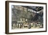 The Interior of the Fives Court, Engraved by Charles Turner, 1818-T. Blake-Framed Giclee Print