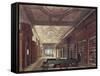 The Interior of the Library-null-Framed Stretched Canvas