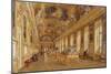The Interior of the Louvre, the Galerie d'Apollon-Victor Duval-Mounted Giclee Print