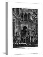The Interior of the Mosque of Santa Sophia, Constantinople, Turkey, 19th Century-null-Stretched Canvas