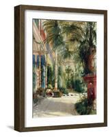 The Interior of the Palm House. 1832-Carl Blechen-Framed Giclee Print
