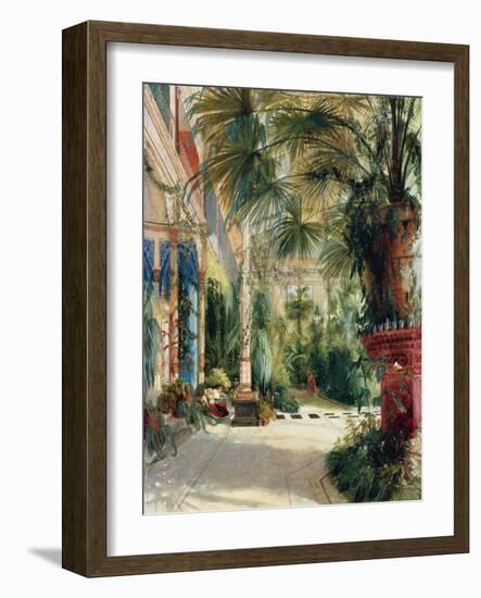 The Interior of the Palm House. 1832-Carl Blechen-Framed Giclee Print