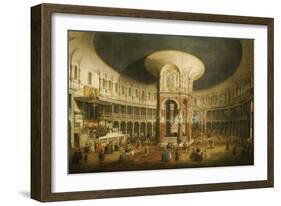 The Interior of the Rotunda, Ranelagh-Canaletto-Framed Giclee Print