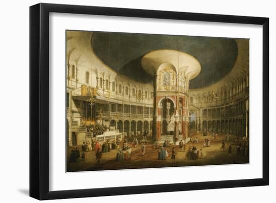 The Interior of the Rotunda, Ranelagh-Canaletto-Framed Giclee Print