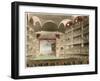 The Interior of the Theatre During a Performance of Shakespeares Coriolanus-Thomas Rowlandson-Framed Art Print