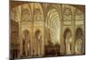 The Interior of Toledo Cathedral, 1856-Francisco Hernandez Y Tome-Mounted Giclee Print