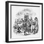 The Internal Economy of Dotheboys Hall, Illustration from `Nicholas Nickleby' by Charles Dickens-Hablot Knight Browne-Framed Giclee Print