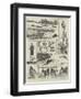 The International Boat-Race from Putney to Mortlake-null-Framed Giclee Print