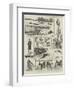 The International Boat-Race from Putney to Mortlake-null-Framed Giclee Print