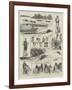 The International Boat-Race from Putney to Mortlake-null-Framed Giclee Print