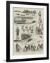 The International Boat-Race from Putney to Mortlake-null-Framed Giclee Print