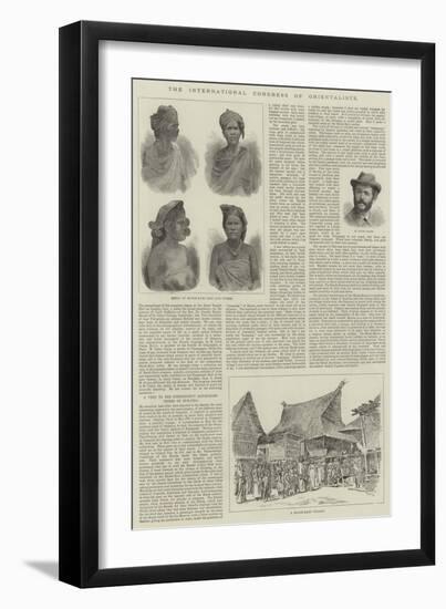The International Congress of Orientalists-William Douglas Almond-Framed Giclee Print
