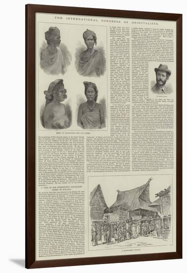 The International Congress of Orientalists-William Douglas Almond-Framed Giclee Print