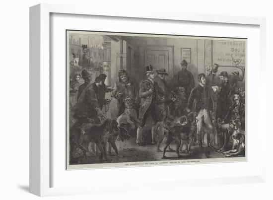 The International Dog Show at Islington, Arrival of Dogs-Harden Sidney Melville-Framed Giclee Print