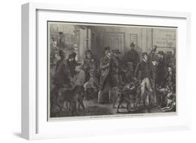 The International Dog Show at Islington, Arrival of Dogs-Harden Sidney Melville-Framed Giclee Print