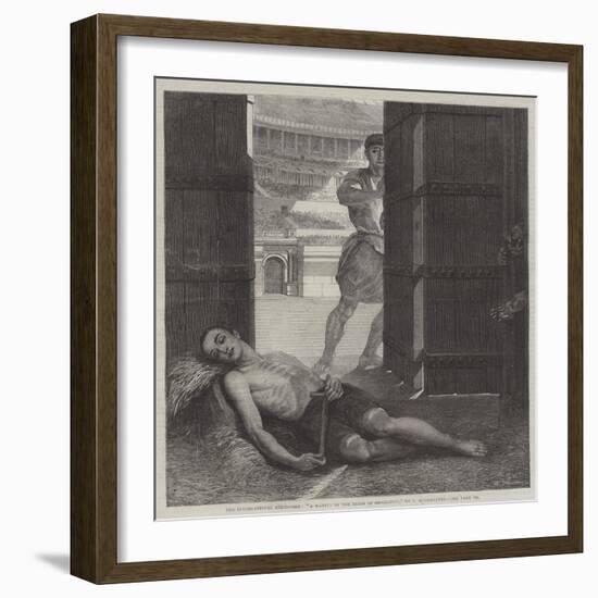 The International Exhibition, A Martyr in the Reign of Diocletian-Ernest Slingeneyer-Framed Giclee Print