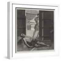 The International Exhibition, A Martyr in the Reign of Diocletian-Ernest Slingeneyer-Framed Giclee Print