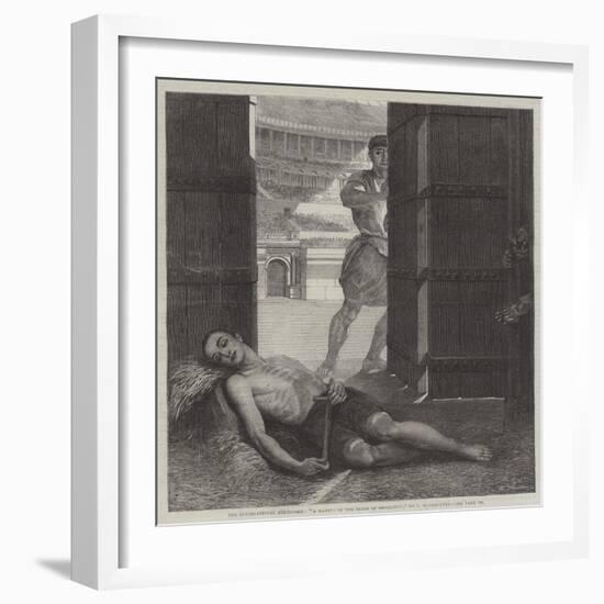 The International Exhibition, A Martyr in the Reign of Diocletian-Ernest Slingeneyer-Framed Giclee Print