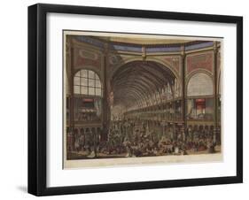 The International Exhibition, the Nave, Looking West-null-Framed Giclee Print