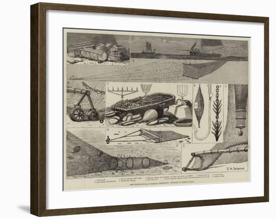 The International Fisheries Exhibition, Articles of Fishing Gear-George Henry Andrews-Framed Giclee Print