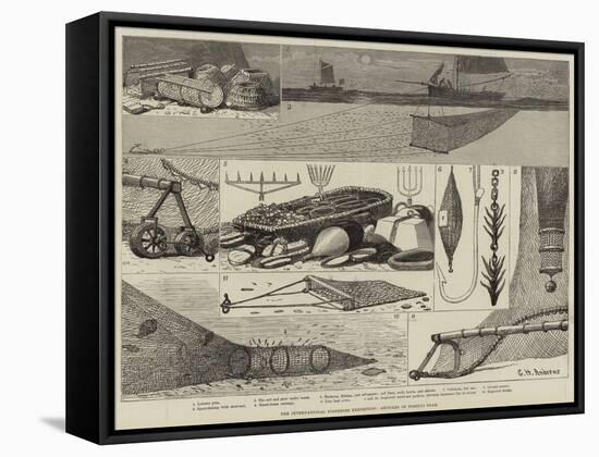 The International Fisheries Exhibition, Articles of Fishing Gear-George Henry Andrews-Framed Stretched Canvas