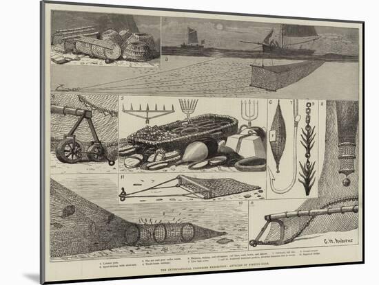 The International Fisheries Exhibition, Articles of Fishing Gear-George Henry Andrews-Mounted Giclee Print
