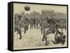 The International Football Match-William Small-Framed Stretched Canvas