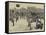 The International Football Match-William Small-Framed Stretched Canvas