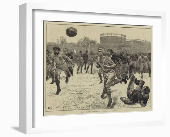 The International Football Match-William Small-Framed Giclee Print