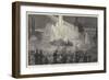 The International Health Exhibition at Night, the Fountains Illuminated-William Heysham Overend-Framed Giclee Print