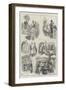 The International Health Exhibition, Sketches of Antique Costume and of Ancient London-Alfred Courbould-Framed Giclee Print