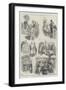 The International Health Exhibition, Sketches of Antique Costume and of Ancient London-Alfred Courbould-Framed Giclee Print