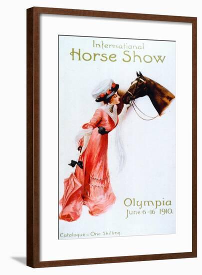 The International Horse Show at Olympia, 1910-null-Framed Giclee Print