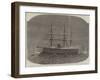 The International Naval Festival at Cherbourg, Illumination of the French Ironclad Magenta-null-Framed Giclee Print