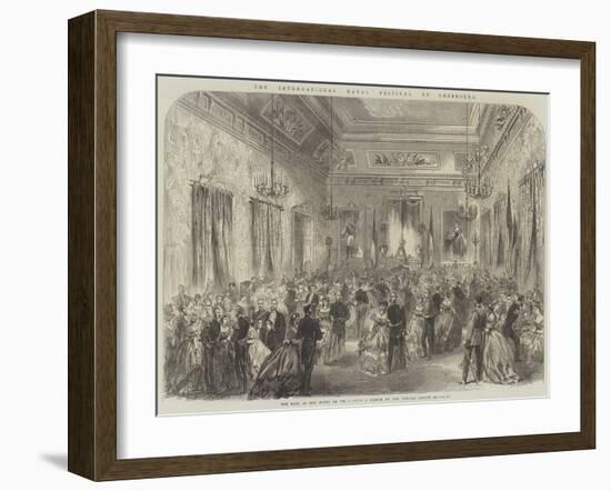 The International Naval Festival at Cherbourg, the Ball at the Hotel De Ville-null-Framed Giclee Print