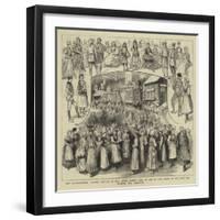 The International Peasant Festival at the Royal Albert Hall-null-Framed Giclee Print