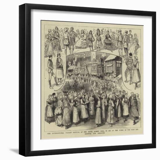 The International Peasant Festival at the Royal Albert Hall-null-Framed Giclee Print