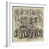 The International Peasant Festival at the Royal Albert Hall-null-Framed Giclee Print