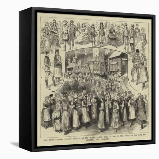 The International Peasant Festival at the Royal Albert Hall-null-Framed Stretched Canvas