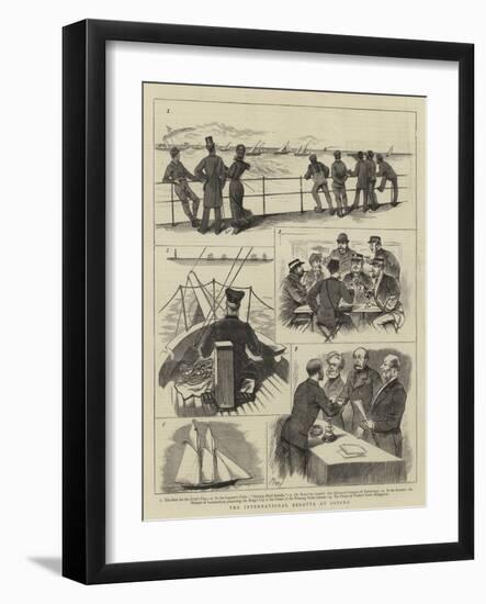 The International Regatta at Ostend-null-Framed Giclee Print