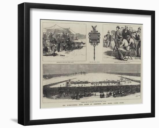 The International Rifle Match at Creedmoor, Long Island, United States-null-Framed Giclee Print